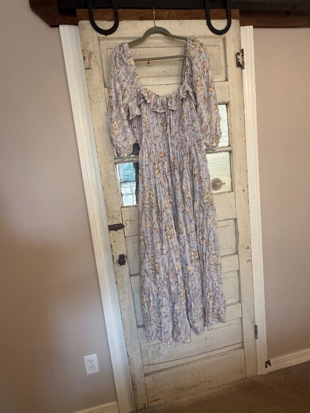 Oasis Printed Midi Dress